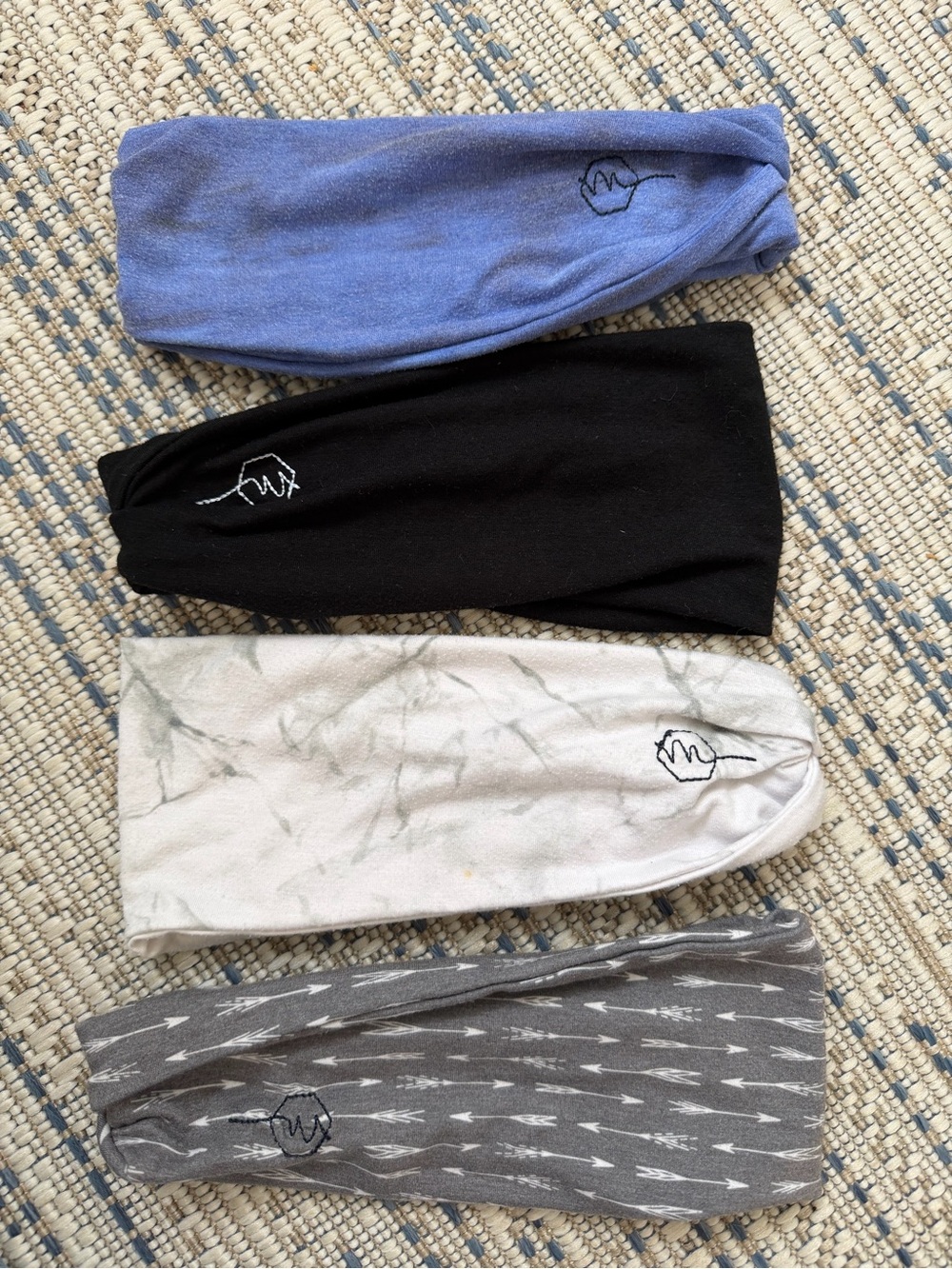 Maven Thread Twist Headbands 4pc Bundle Yoga Workout